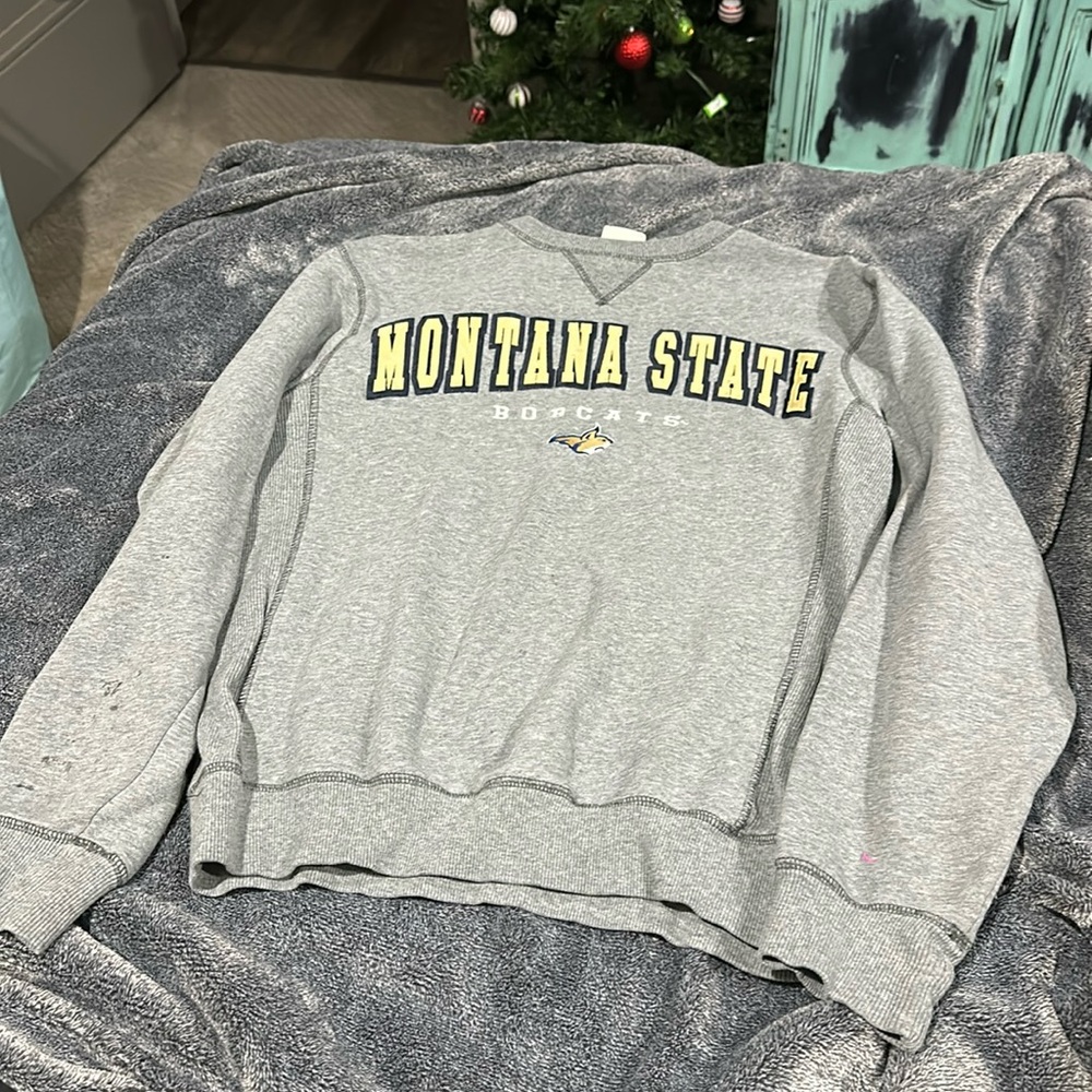 Montana State Bobcats Crewneck Blue 84